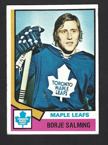 1974 topps hockey borje - hockey,