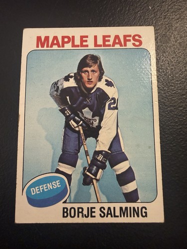 1975 topps borje salming - topps, #